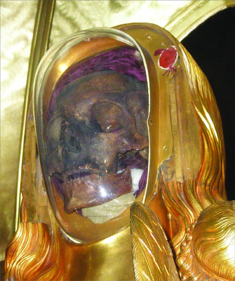 Mary Magdalene Relics - Her Skull