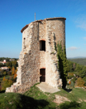 Castle of Pontevès in ruins