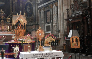 EucharisticAdorationattheschoolofMaryMagdalene