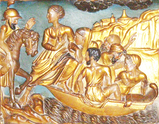 Mary Magdalene and her companions being sent off to sea