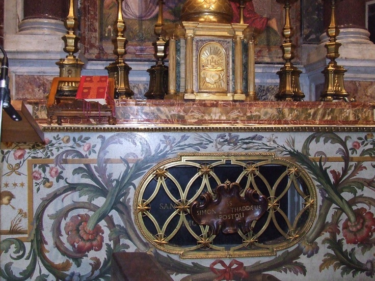 Saint Jude Thaddeus' body in Rome
