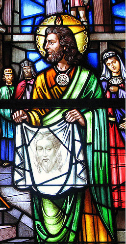 Saint Jude Thaddeus stained glass