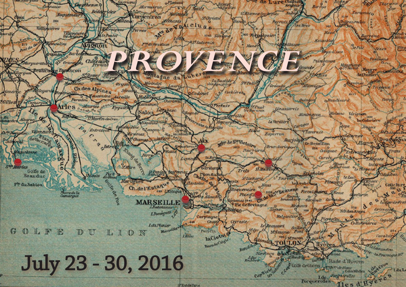 MAP - Provence - July 23 - 30, 2016 - 2