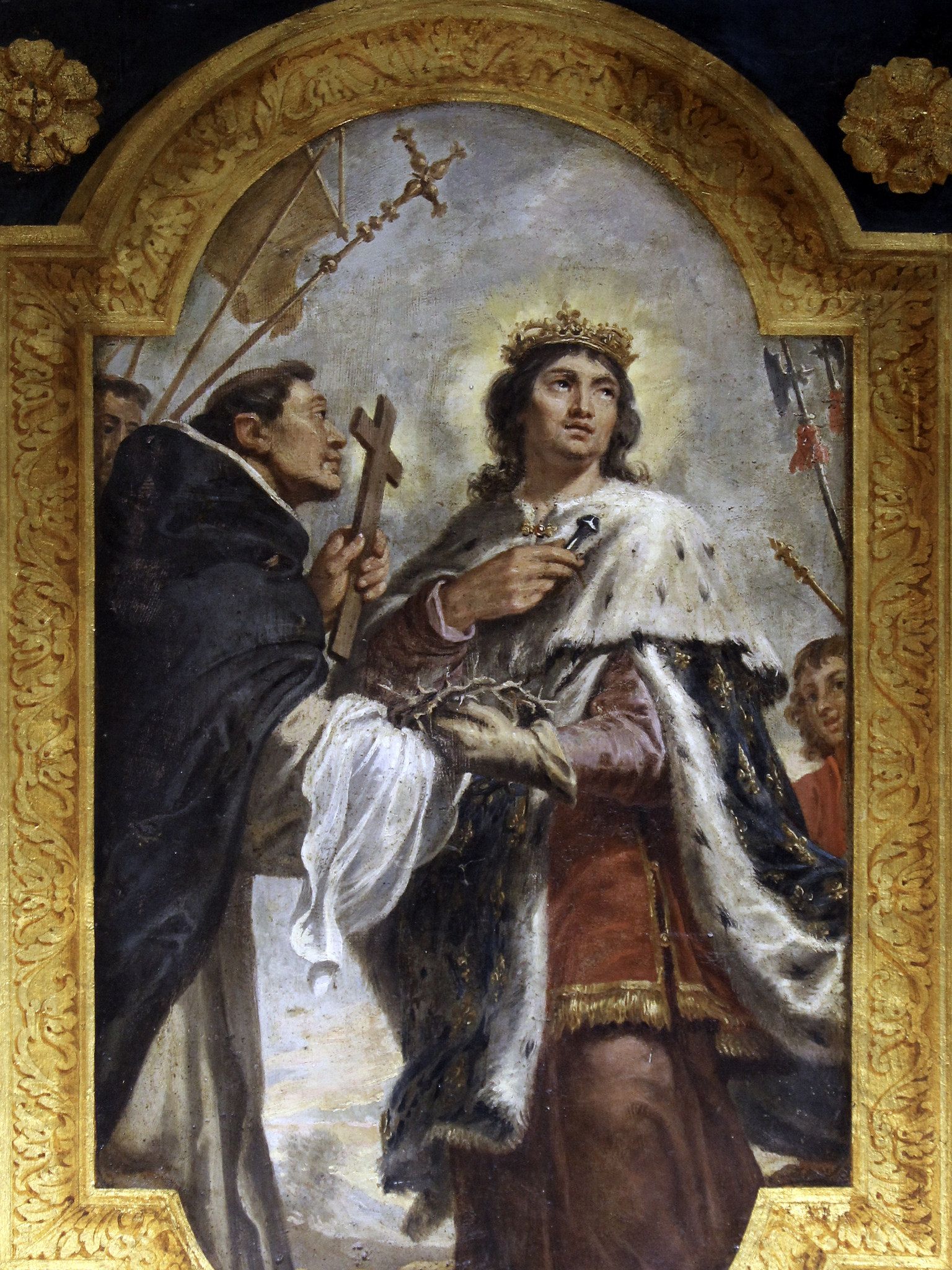 Saint Louis receives Holy Crown of Thorns