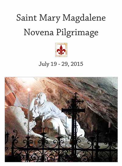 00 - COVER - Saint Mary Magdalene Novena Pilgrimage 2015 white ...